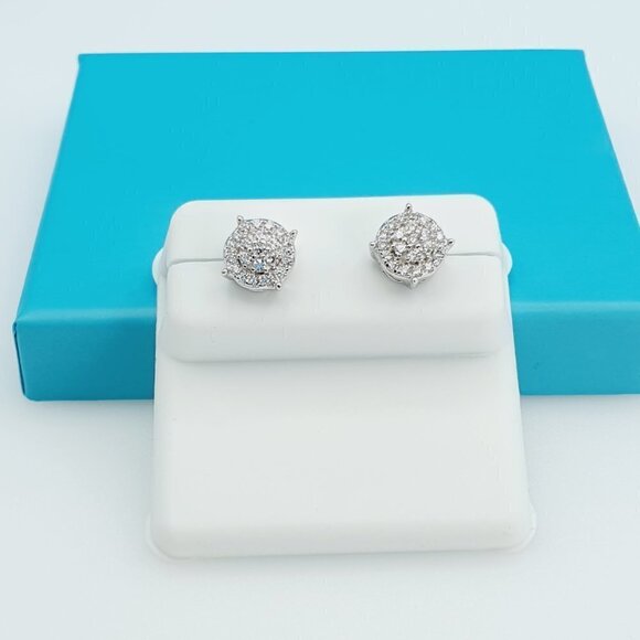 "925 Sterling Silver CZ Beautiful Earrings for Women, 1USPAR4177 - Picture 3 of 11